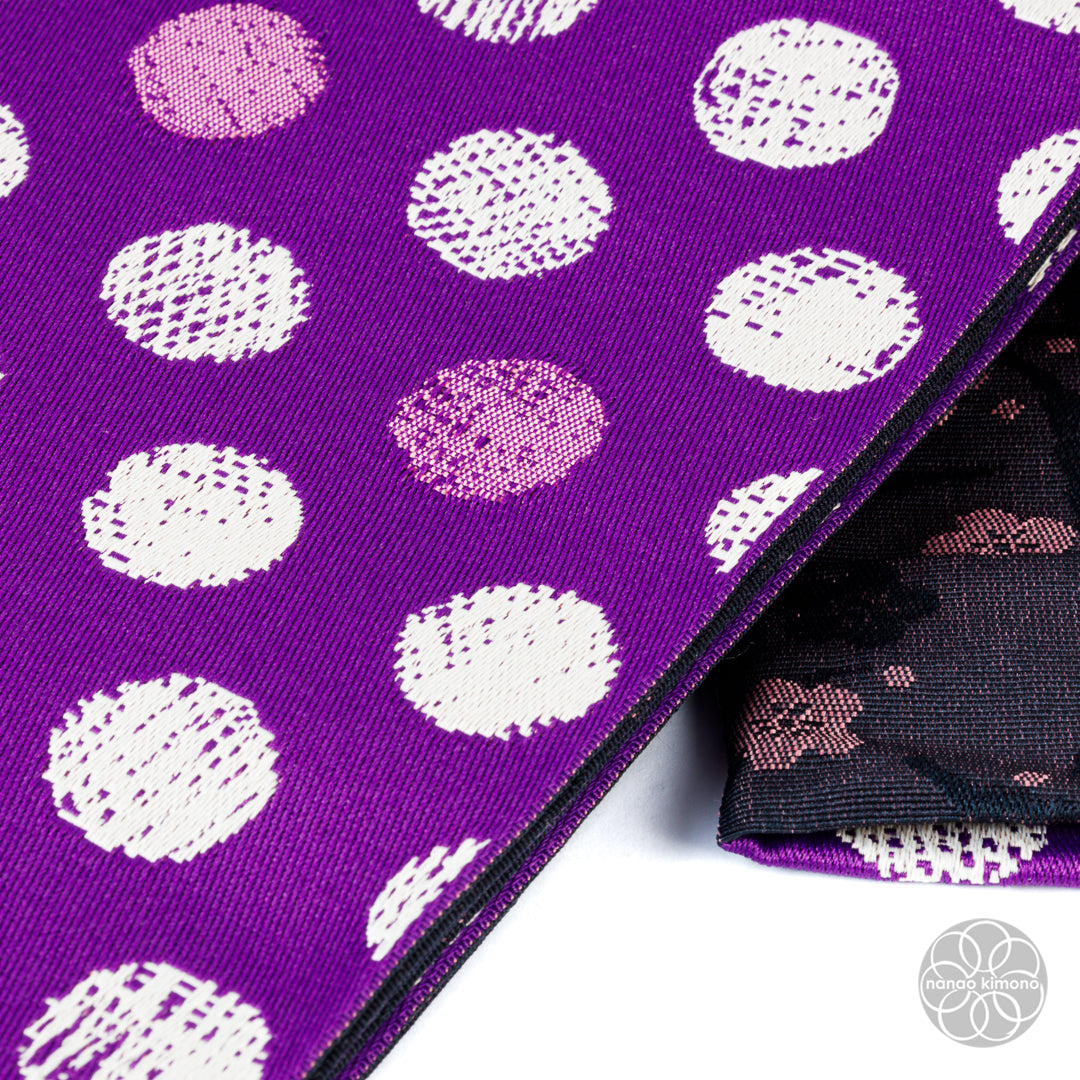 Women's Kimono Obi - Polkadots Reversible