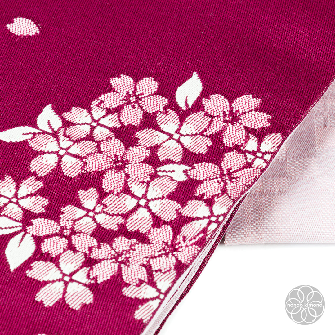 Women's Kimono Obi - Sakura Red