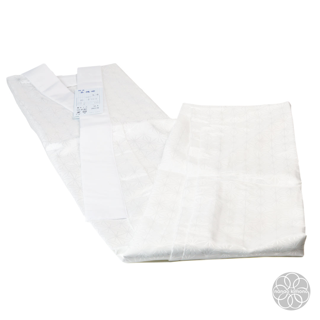 Women's Nagajuban - White Asanoha