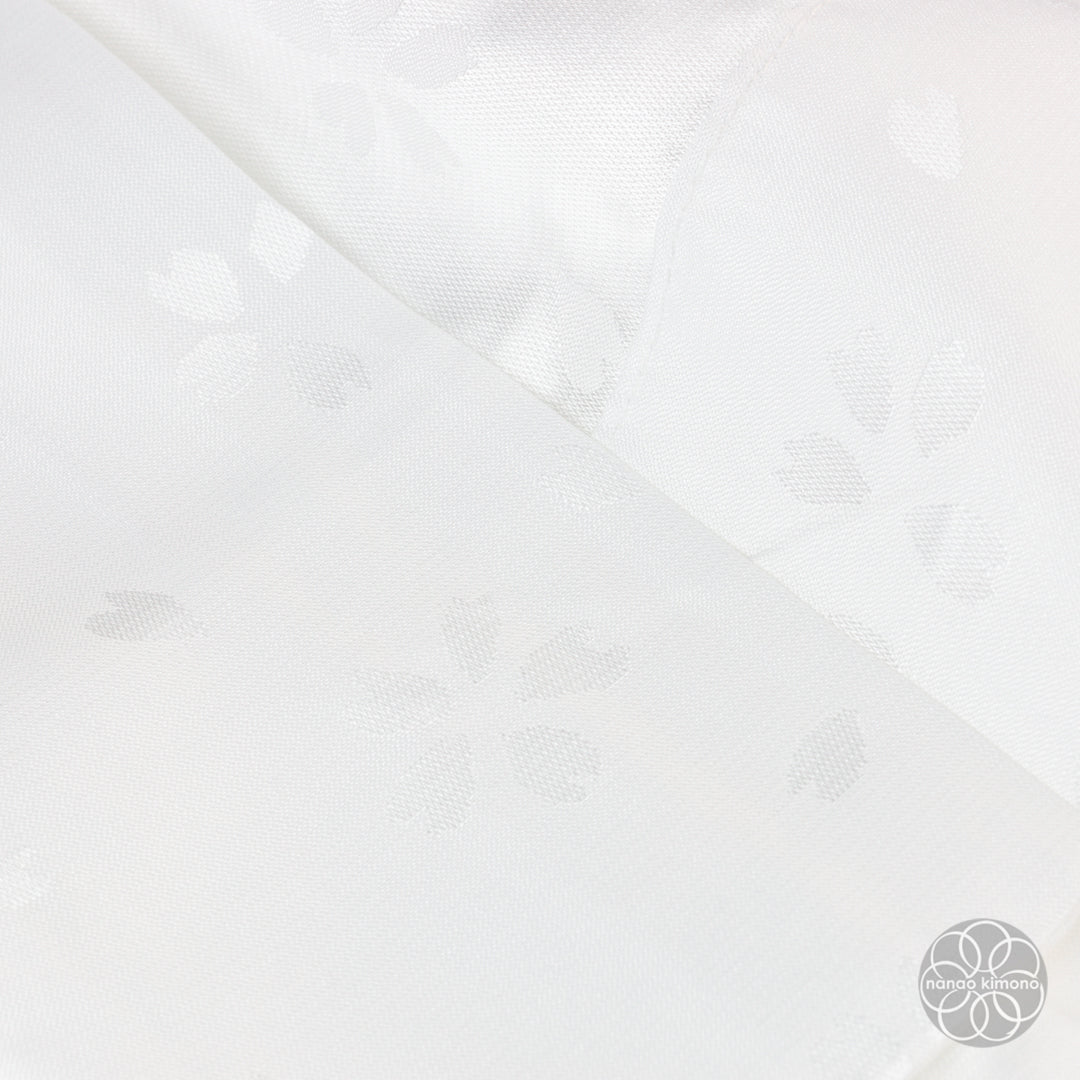 Women's Nagajuban - White Sakura