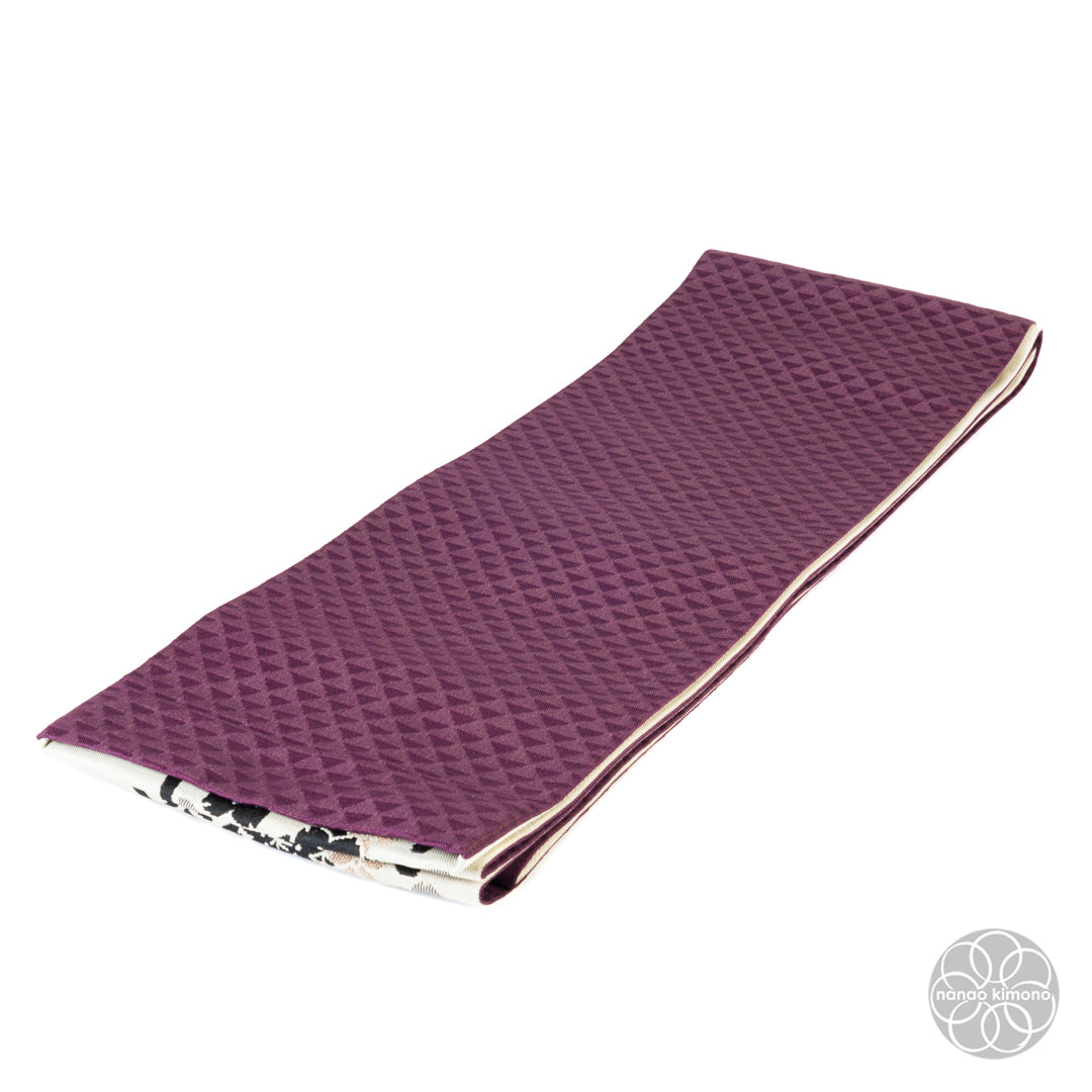 Women's Kimono Obi - Sakura Black & Gray