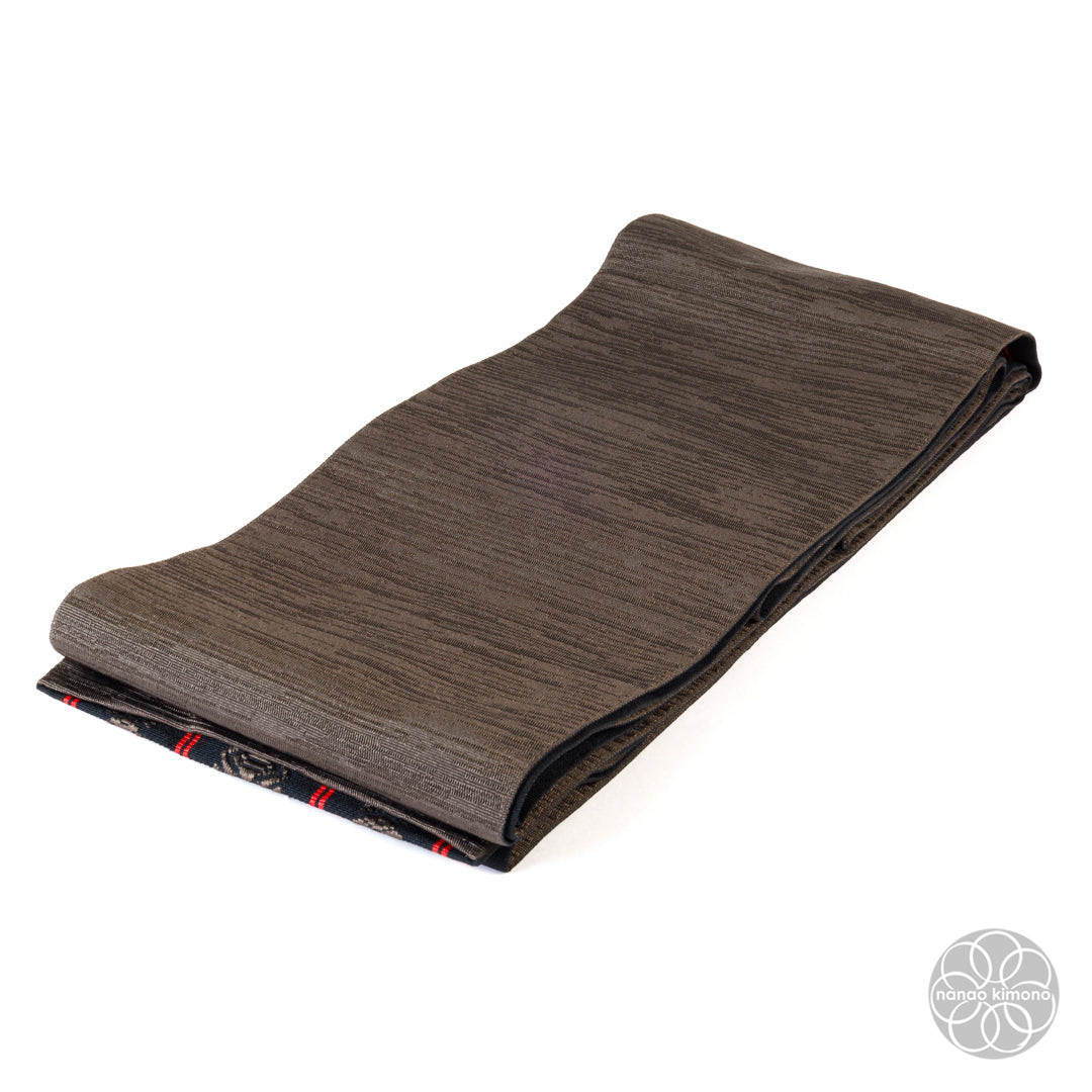 Women's Kimono Obi - Brown Pattern