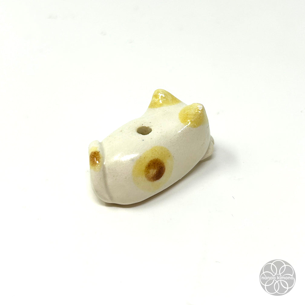 Incense Holder - Calico Cat Yellow