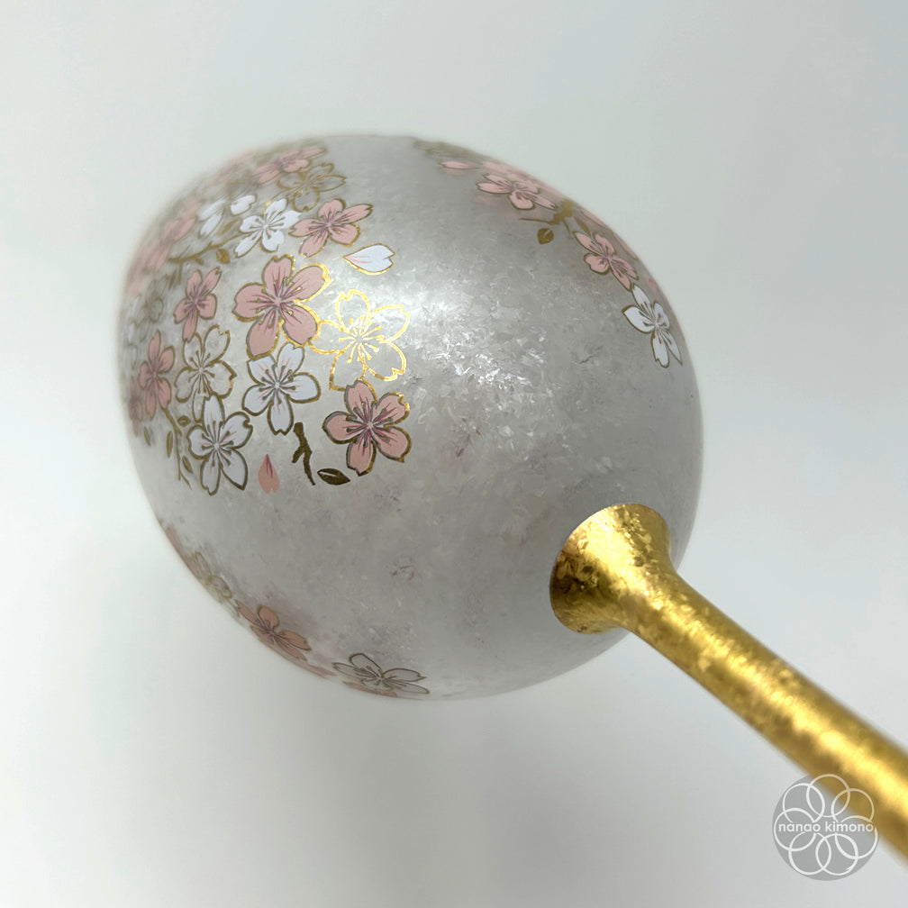 Sakura Gold Wine Glass