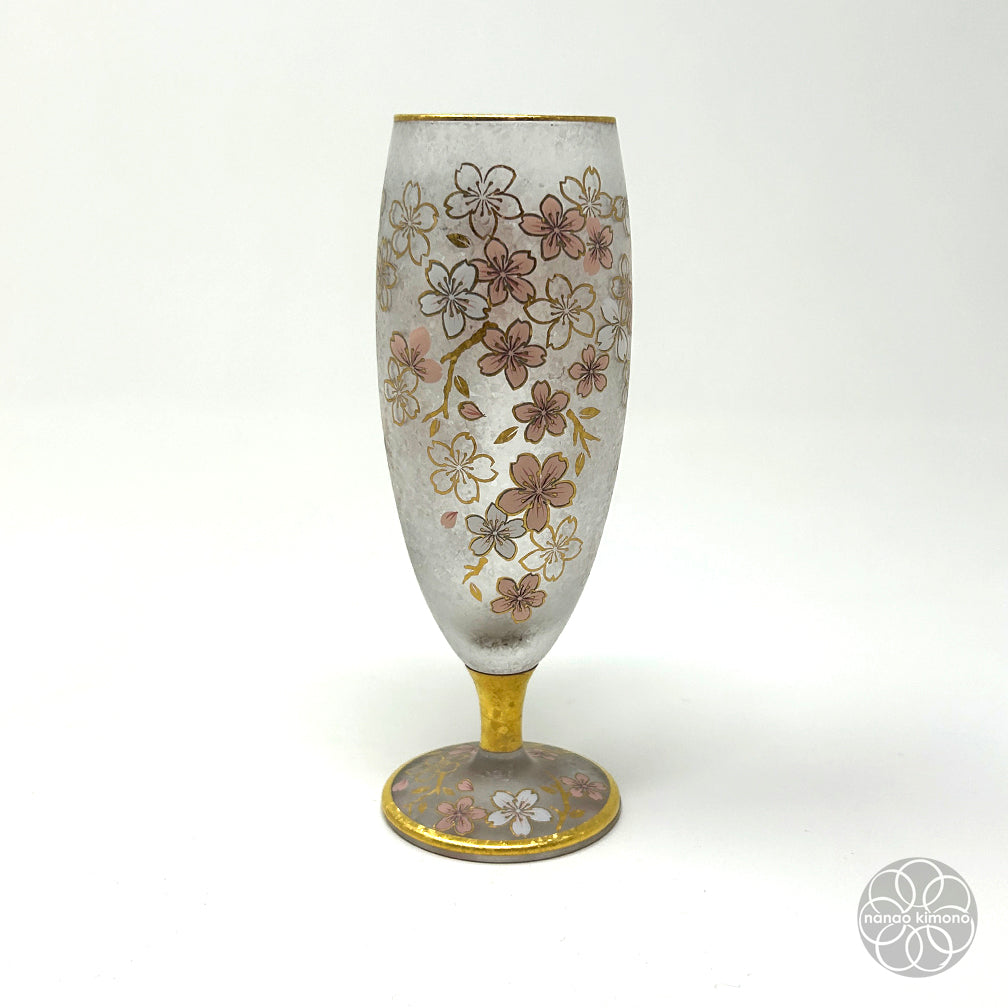 Wine Glasses - Sakura Gold (Set of 2)