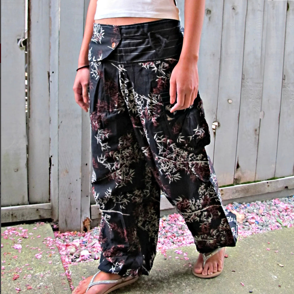 Comfy Pants - Bamboo Leaves