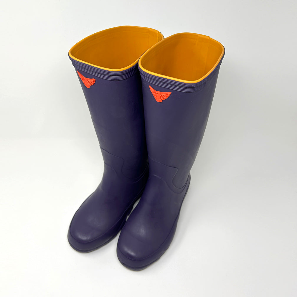 Natural Rubber Boots - Purple