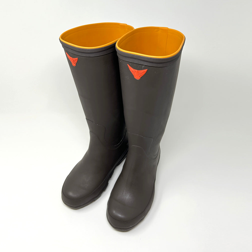 Natural Rubber Boots - Brown