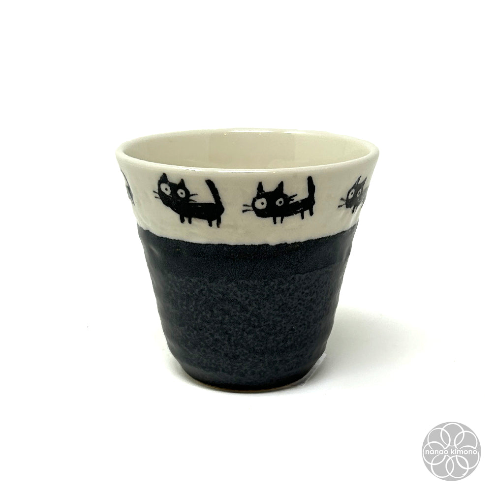Teacup - Black Cat Black