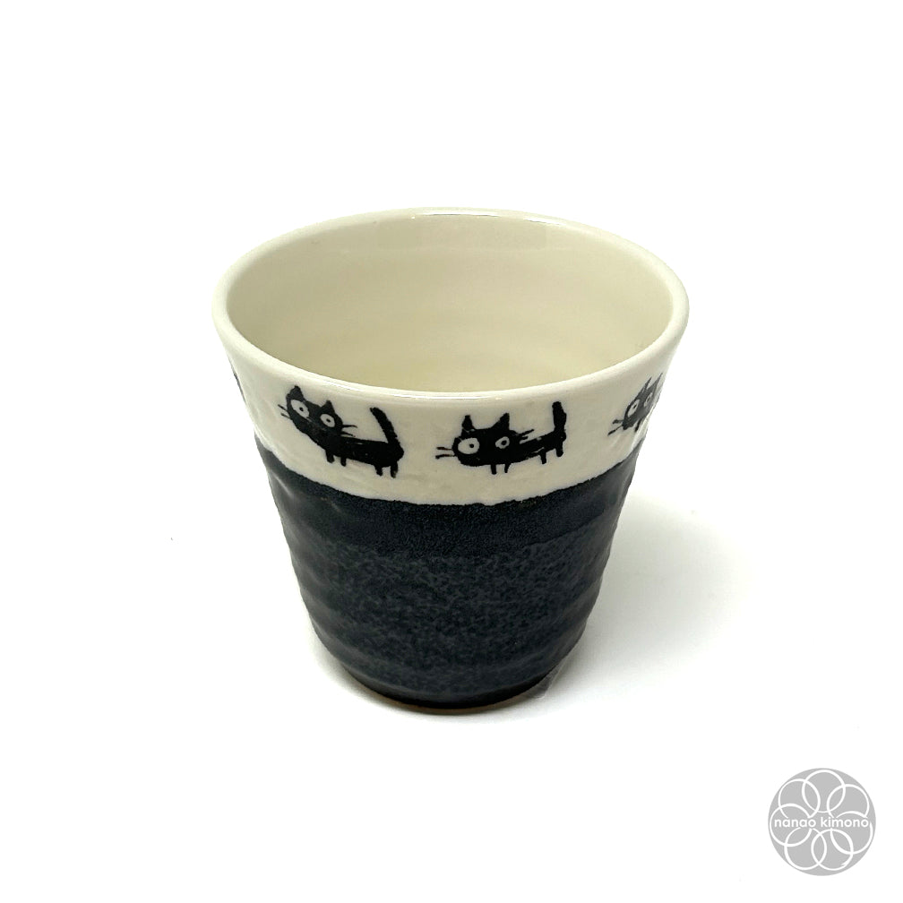 Teacup - Black Cat Black