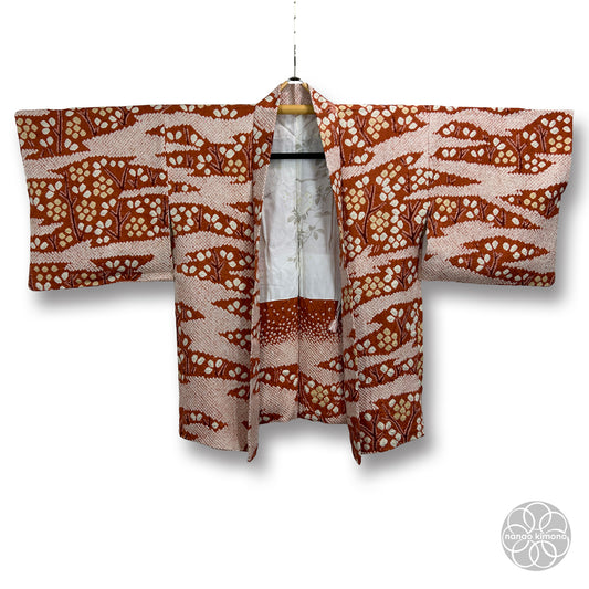 Vintage Haori Kimono - Jumoku Shibori (Tie-dye)
