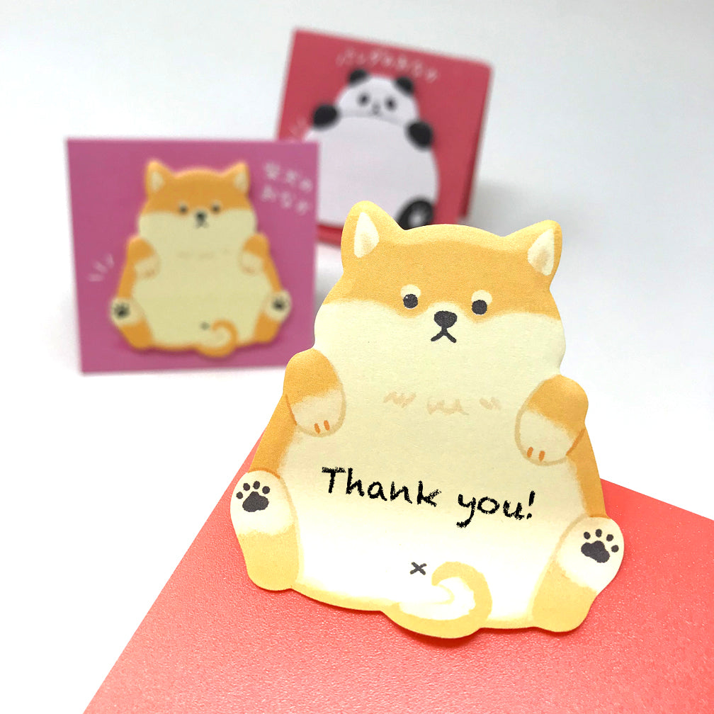 Sticky Note - Belly White Cat