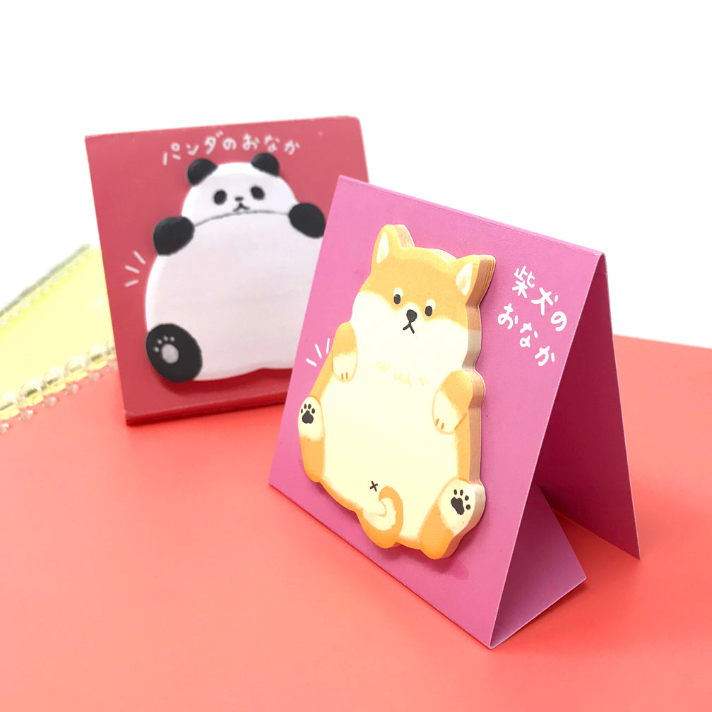 Sticky Note - Belly White Cat