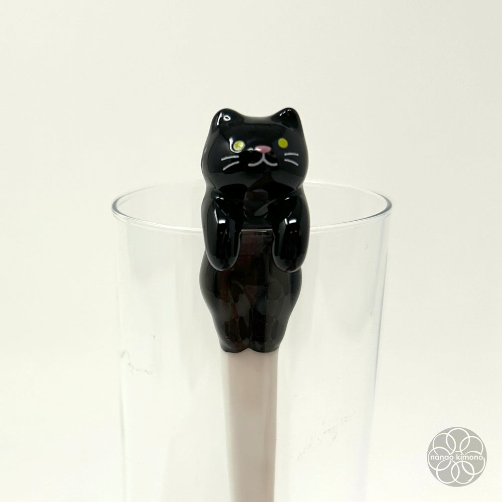 Ceramic Spoon - Black Cat