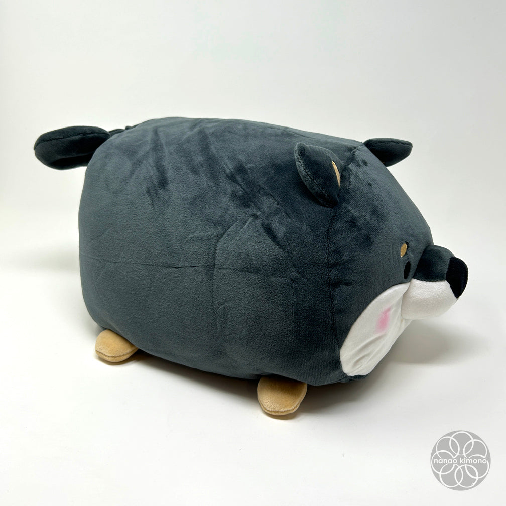 Puffy Stuffed Black Shiba