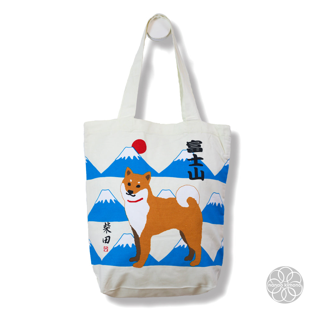 Tote Bag A4 - Shiba Mt. Fuji