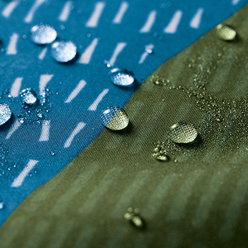 Furoshiki 39"- Aquadrop kata kata Bear & Salmon Green Water Repellent