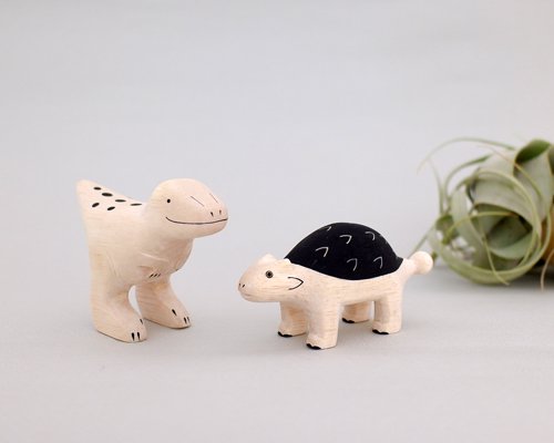 Wooden Dinosaur - Velociraptor