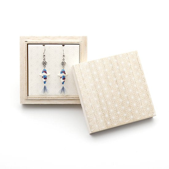 Piercing Earrings - Koi Fish Red