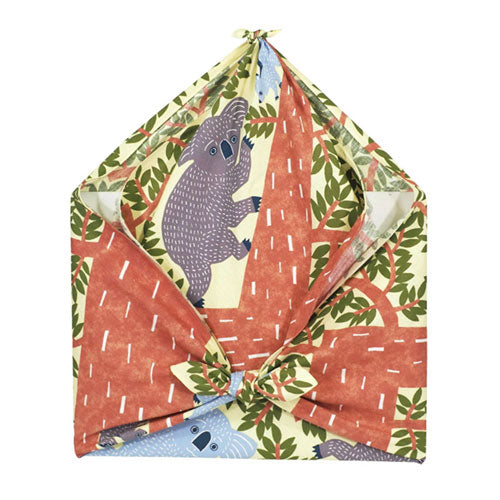 Furoshiki 40"- kata kata Koala Yellow