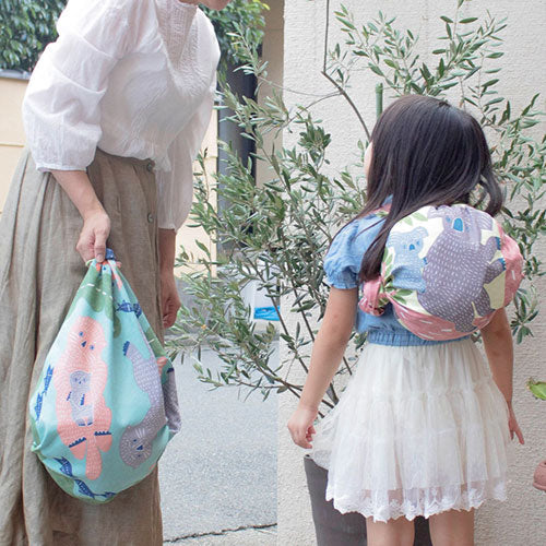 Furoshiki 40"- kata kata Koala Yellow