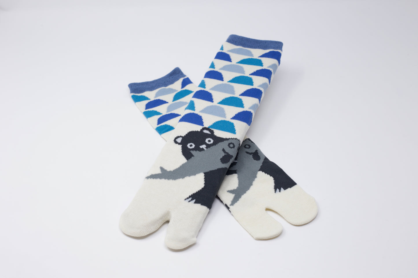 Tabi Socks - Women's Bear & Fish