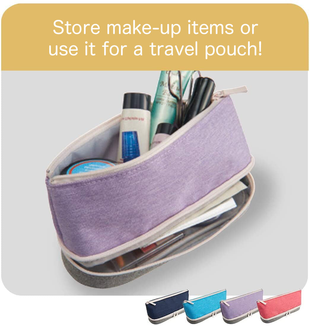 Pen Case - Two Layered Blue