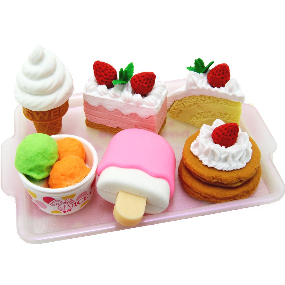 Eraser Set - Cake & Ice Cream