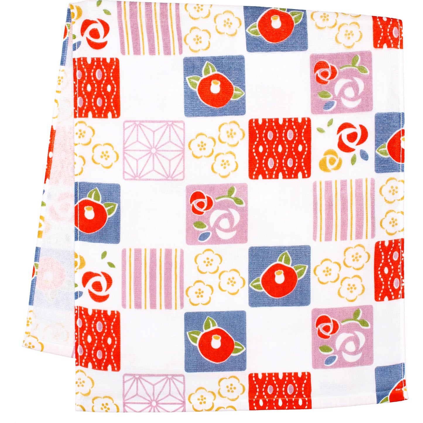 Gauze Face Towel - Flower Ichimatsu