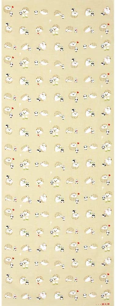 Tenugui Towel - Hedgehog Panda