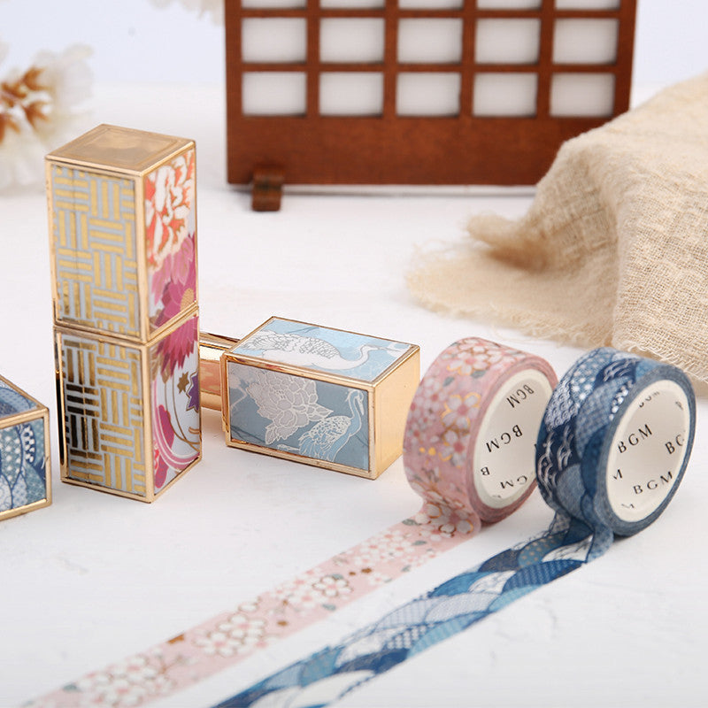 Washi Tape 15mm - Foil Stamping Hanami