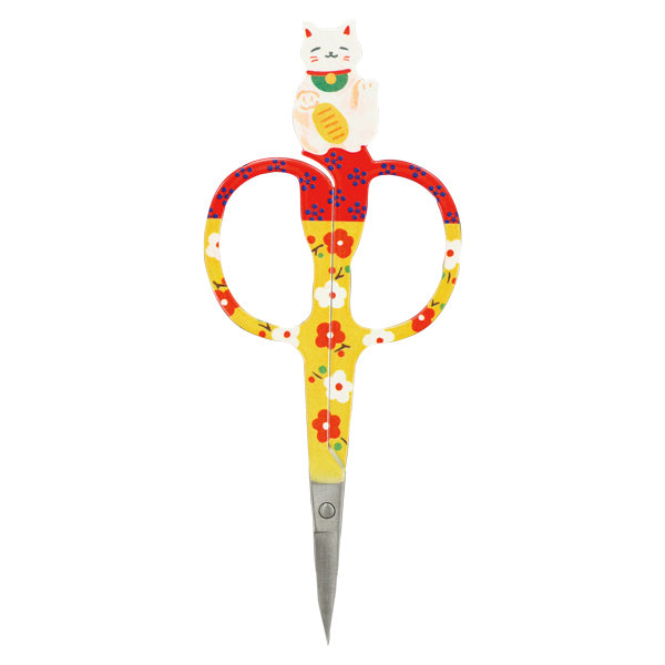 Eyebrow Scissors - White Cat