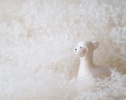Wooden Animal - Alpaca