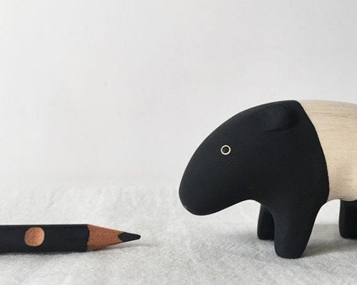 Wooden Animal - Malay Tapir