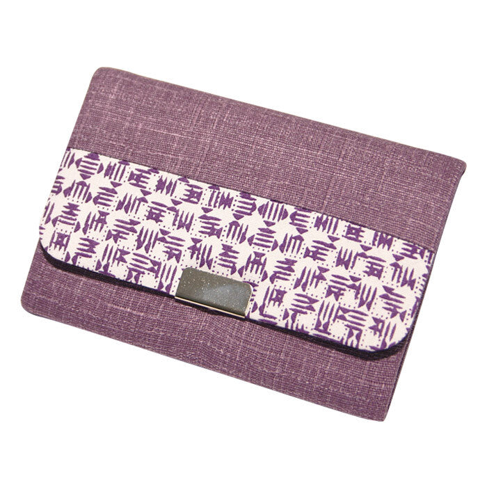 Business Card Case - Purple – nanao kimono