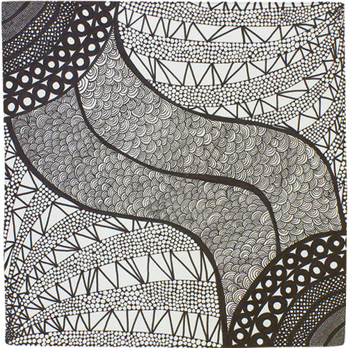 Furoshiki 20"- Art Brut Wind