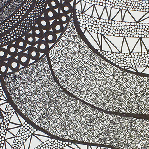 Furoshiki 20"- Art Brut Wind