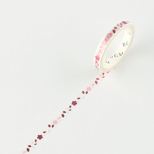 Washi Tape 5mm- Foil Stamping Sakura