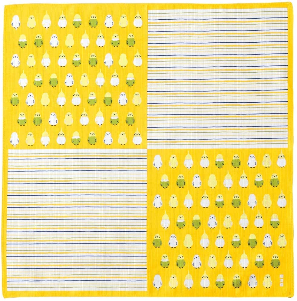 Furoshiki 20"- Bird Yellow