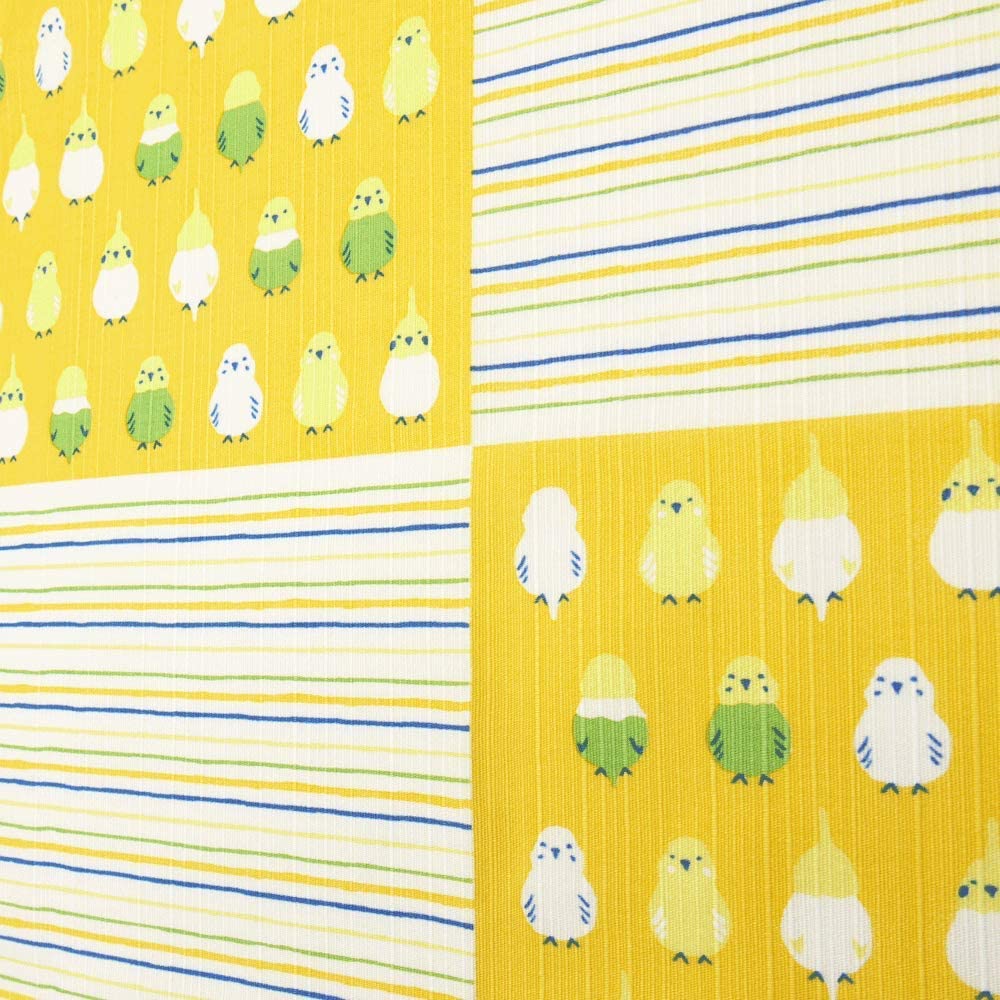 Furoshiki 20"- Bird Yellow