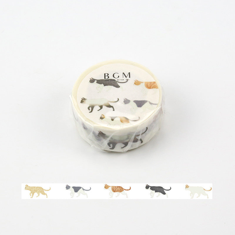 Washi Tape 15mm - Cats