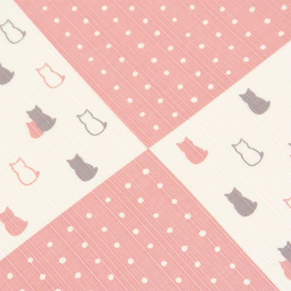 Furoshiki 20"- Cat Pink