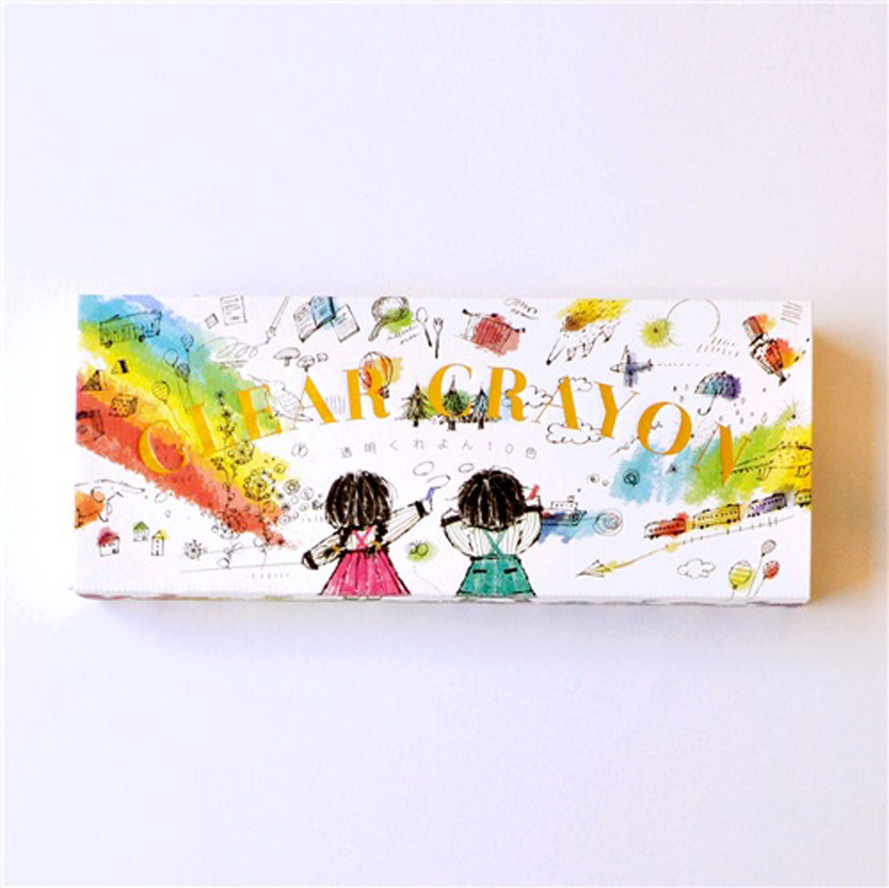 Clear Crayons - 10 Colour Set