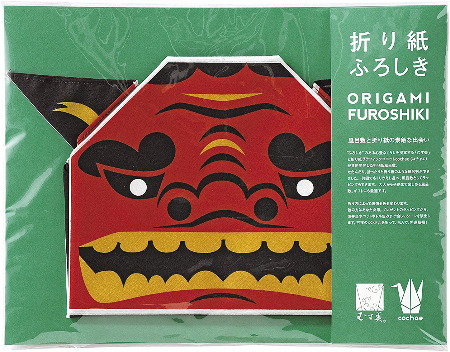 Origami Furoshiki 20"- Cochae Lion Dance