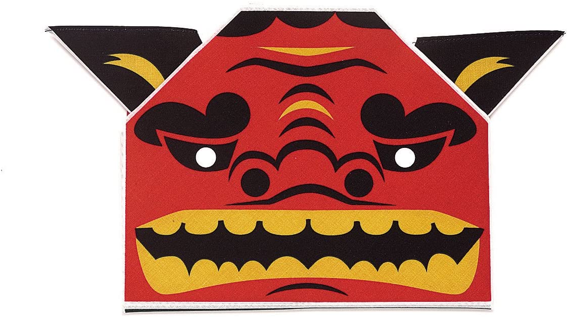 Origami Furoshiki 20"- Cochae Lion Dance