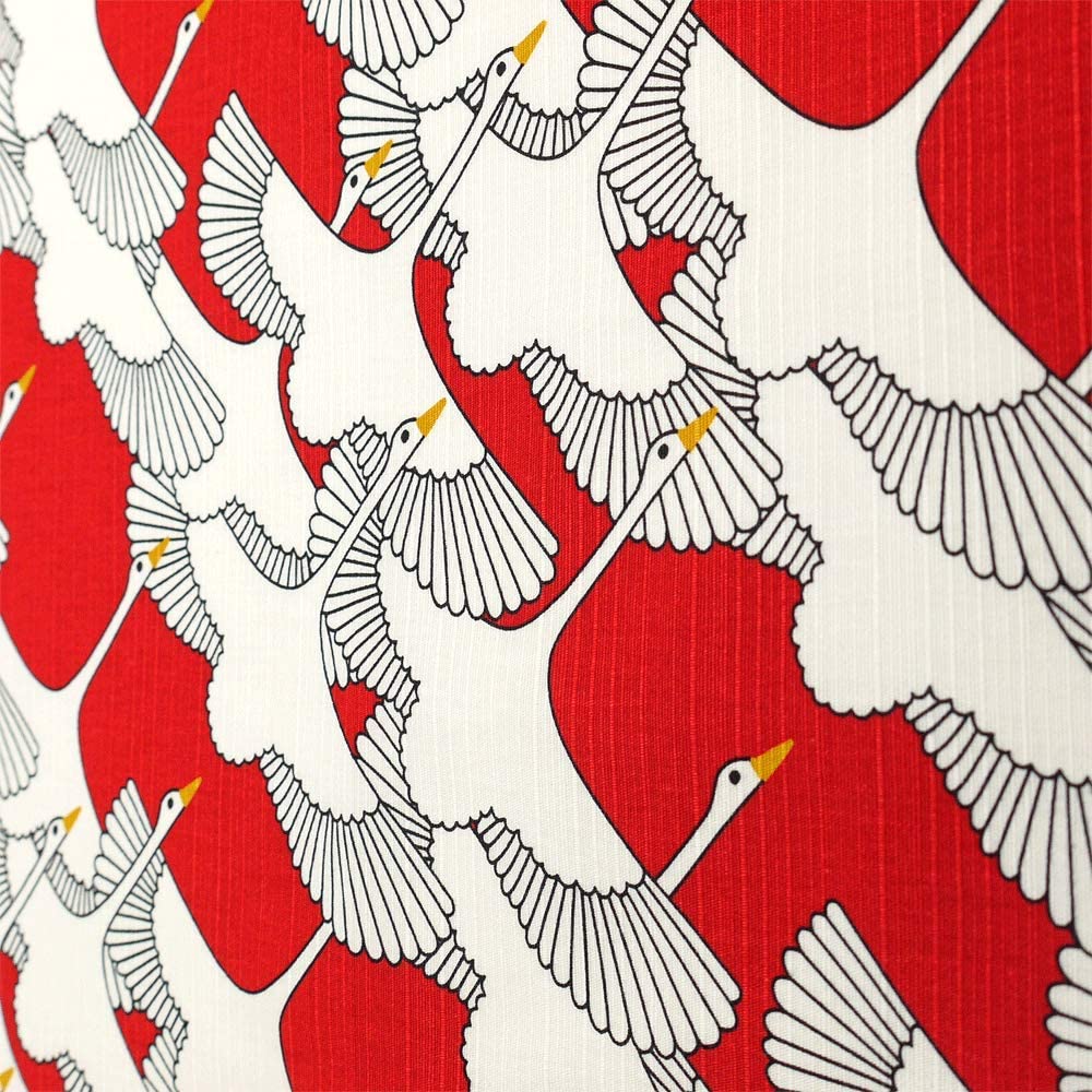 Furoshiki 20"- Crane Red