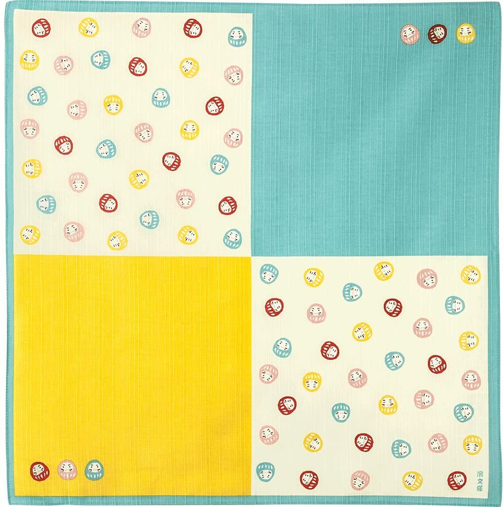 Furoshiki 20"- Daruma Blue