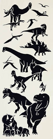 Tenugui Towel - Dinosaur