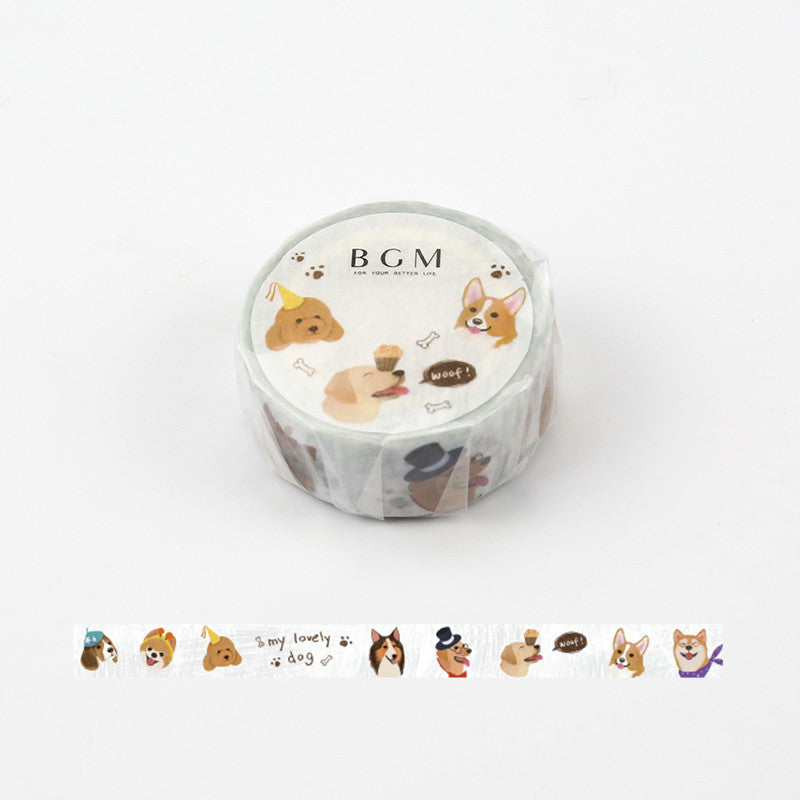Washi Tape 15mm - Dogs