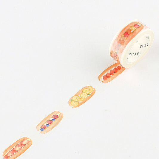 Washi Tape 15mm - Fruit Buns